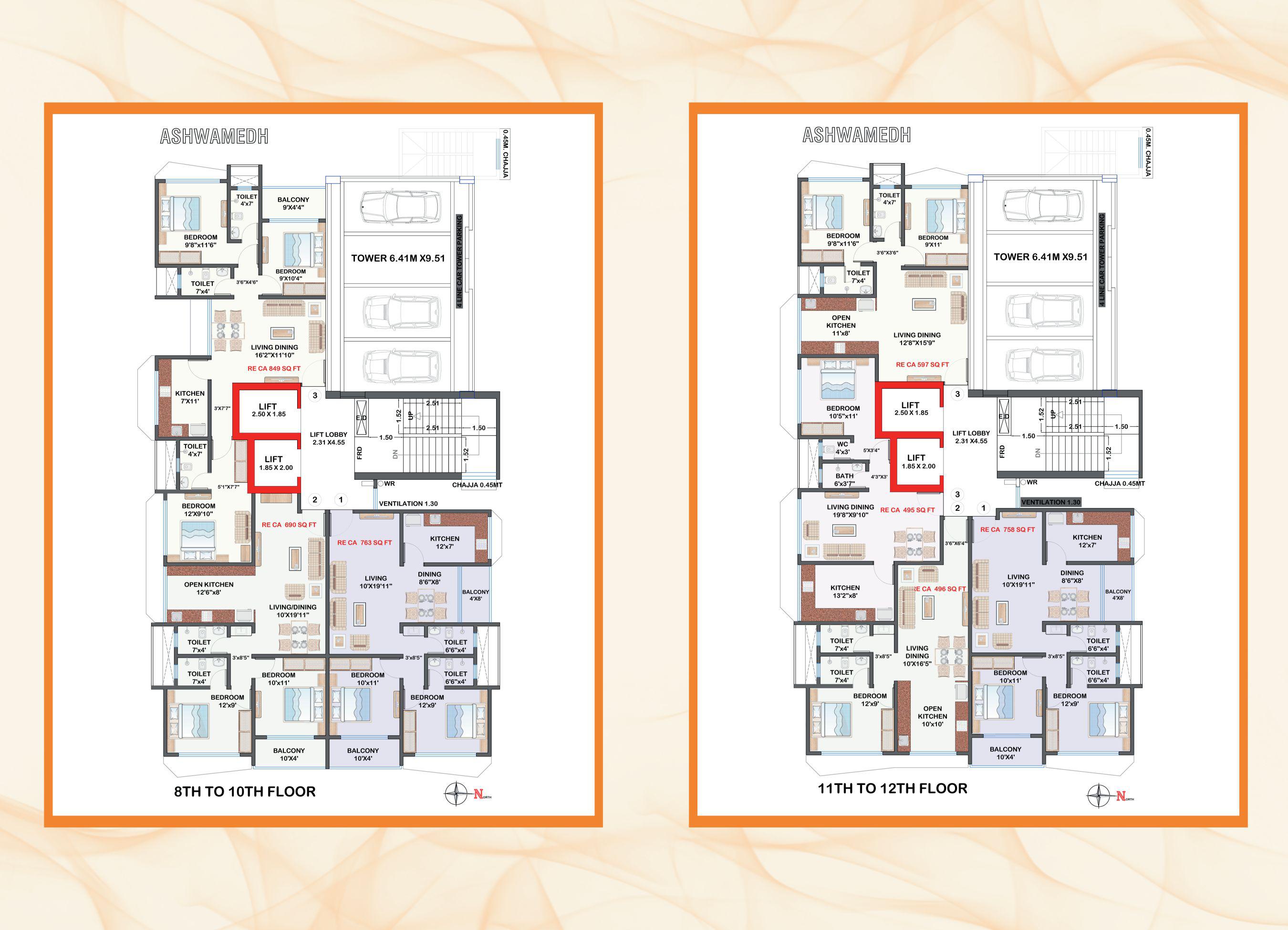2 BHK Residences