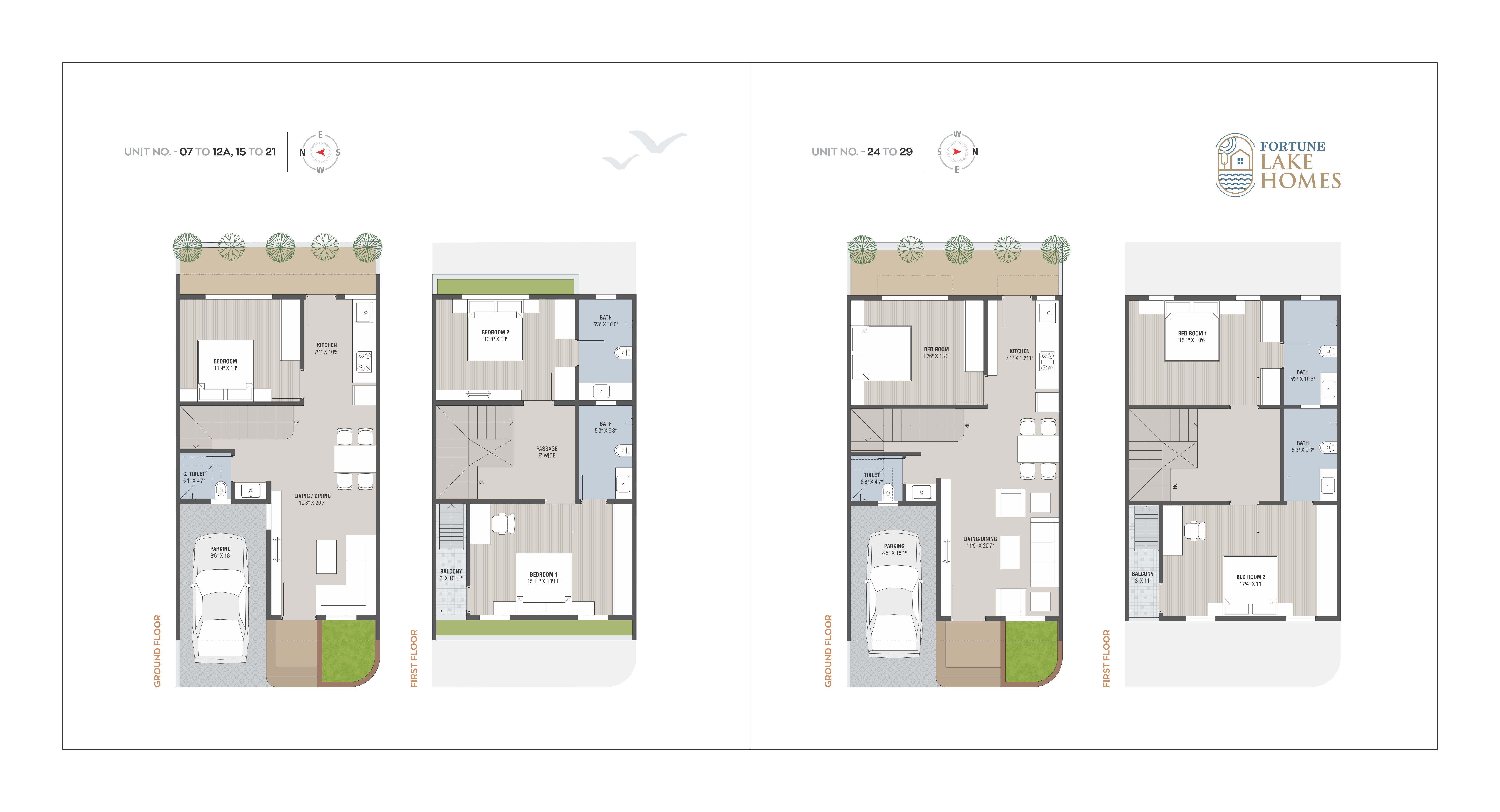 Row House Plans