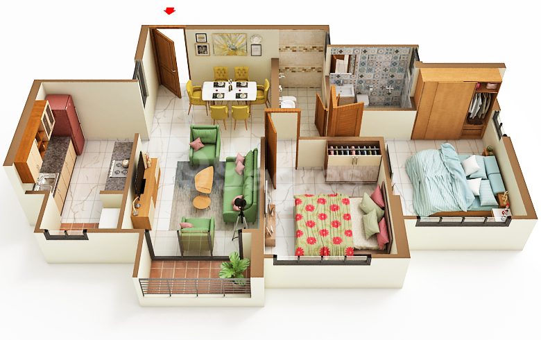 2 BHK Residences