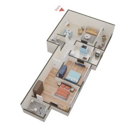 2 BHK WellTech Residence