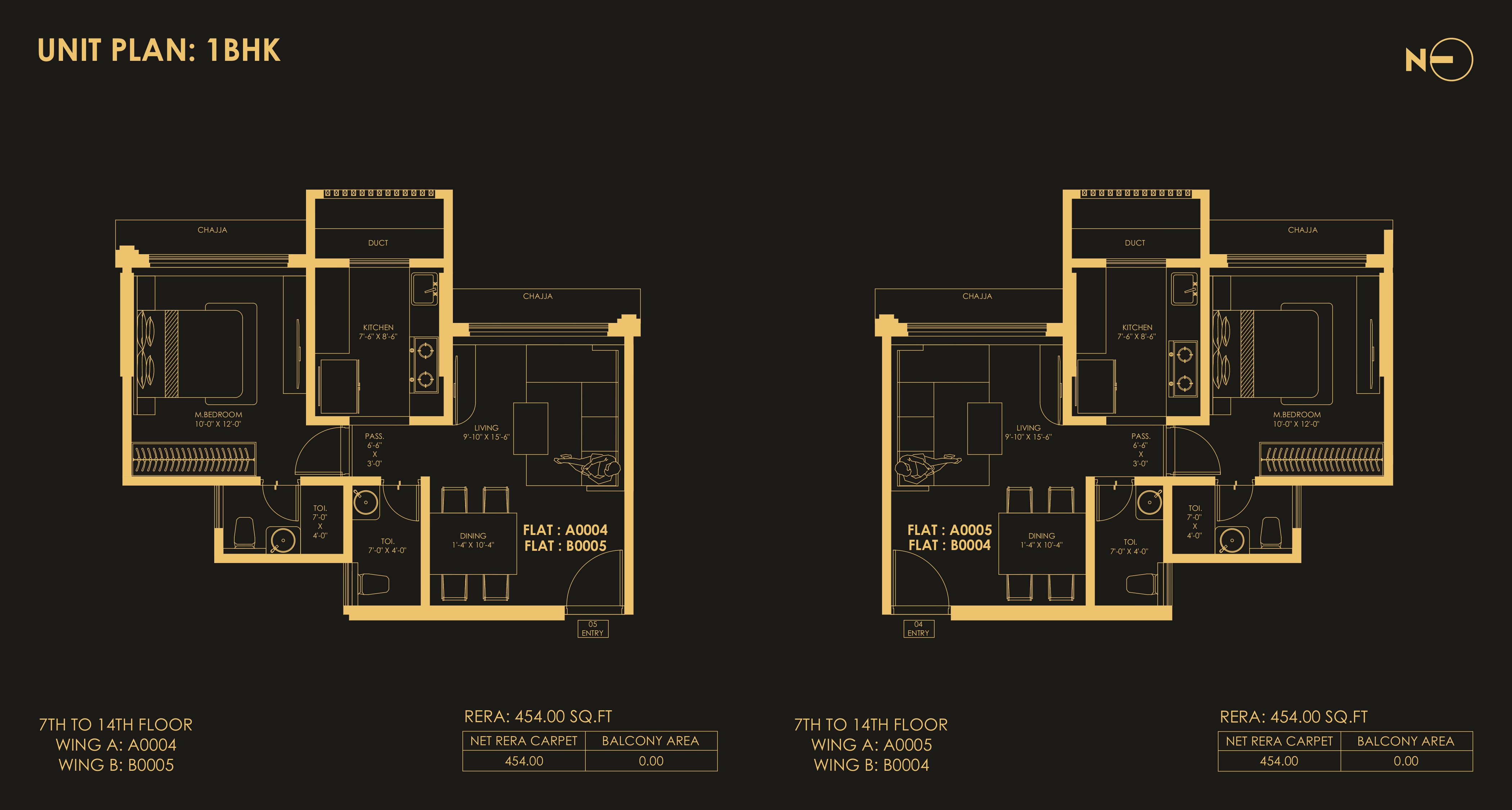 1 BHK Residences