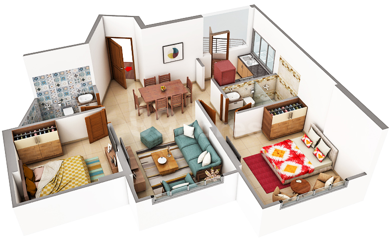 3 BHK Residence