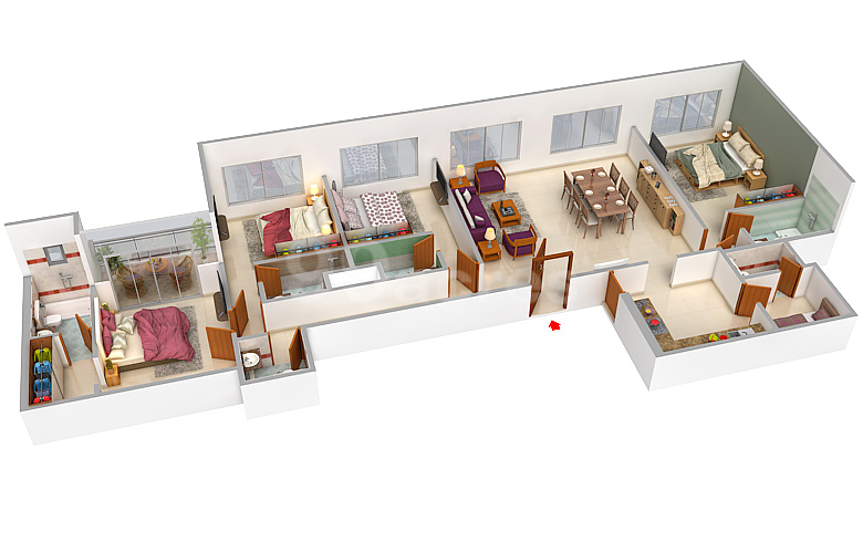 5 BHK Residence